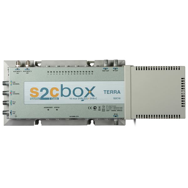Transmodulator multicanal DVB-S/S2 în DVB-C Terra S2C16 MD Chisinau