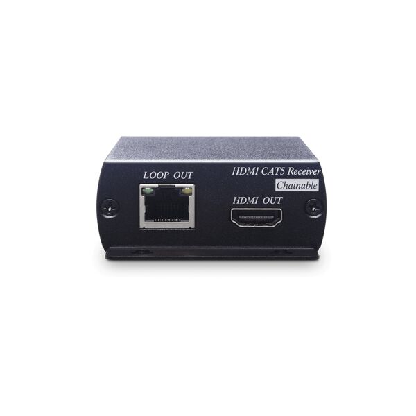 Set pentru transmiterea HDMI prin Ethernet cu receptoare interconectabile HE01SL