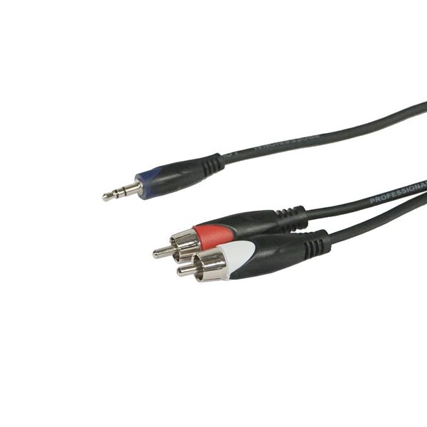 Cablu audio Jack 3.5 / 2 x RCA | 3 m MD Chisinau