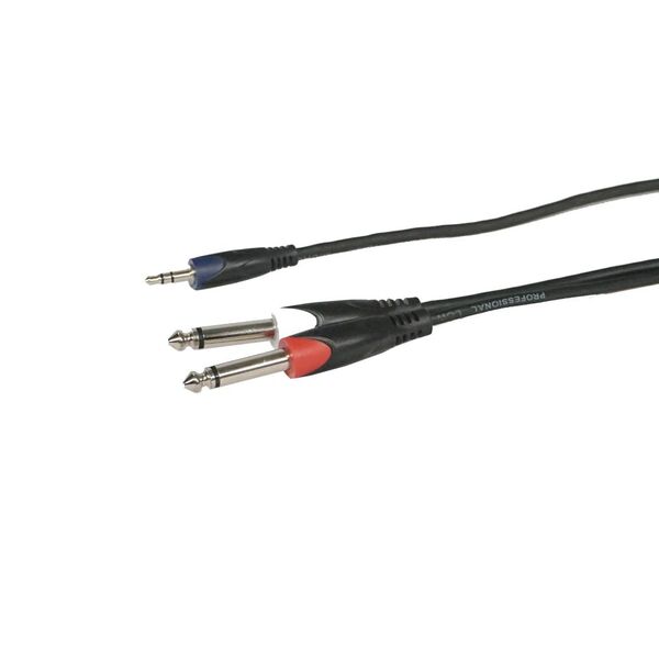 Cablu audio Jack 3.5 / Jack 2 x 6.3 Mono | 3 m MD Chisinau