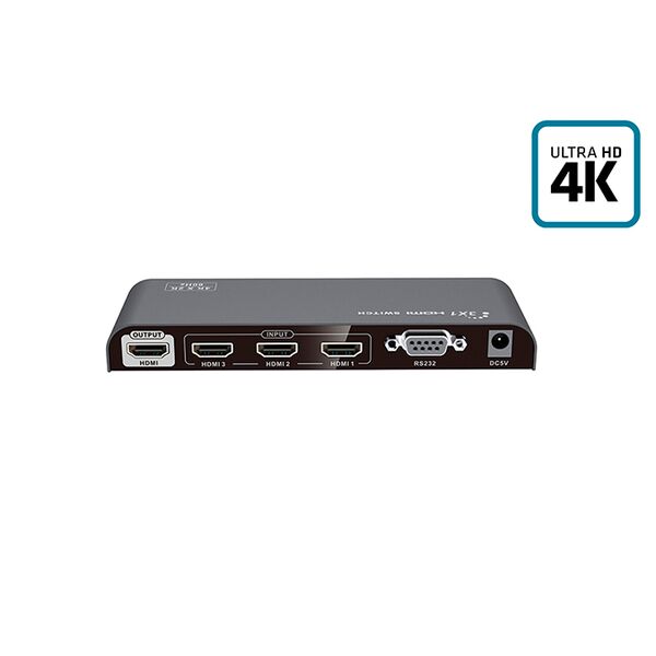 HDMI коммутатор 3х1 LKV301 4KX2K@60Hz