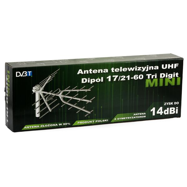 Antena DVB-T2 Dipol 17/21-60 Tri-Digit MINI MD Chisinau