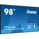 Display comercial iiyama 98" | 24/7 | 500 cd/m2
