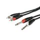 Cablu audio Jack 2 x 6.3 / 2 x RCA | 3 m MD Chisinau