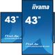 Коммерческий дисплей iiyama 43" | 24/7 | 500 кд/м2